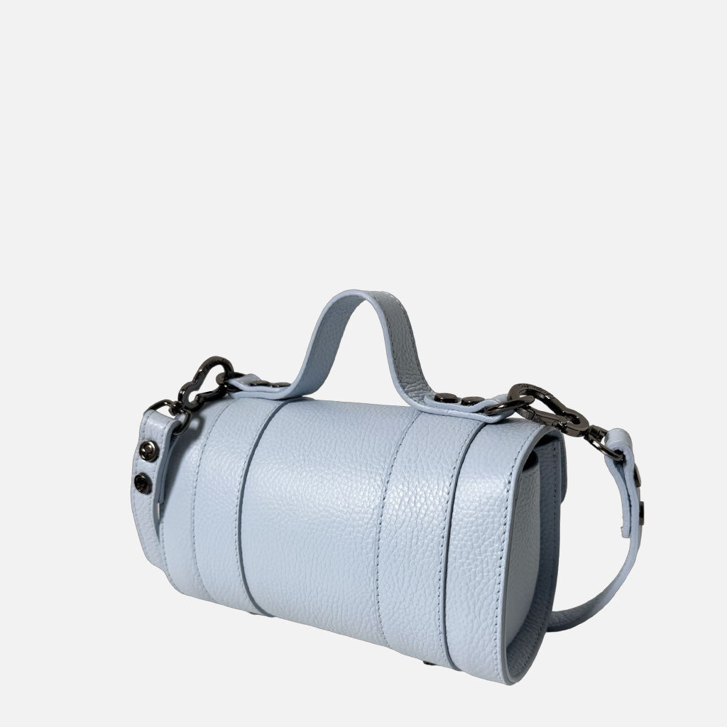 Mini Handbag Mochi Sky Pelle Martellata Dark - Elisendra®