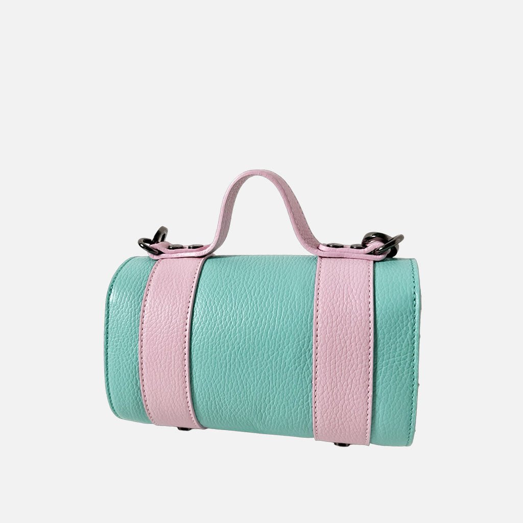 Mini Handbag Mochi Bon Bon Pelle Martellata Dark - Elisendra®