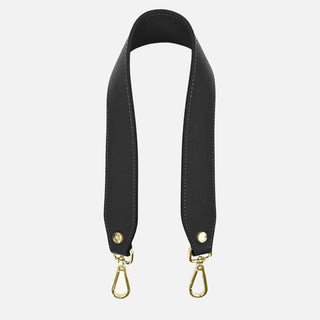 Tracolla 60 cm Nera Martellata Oro