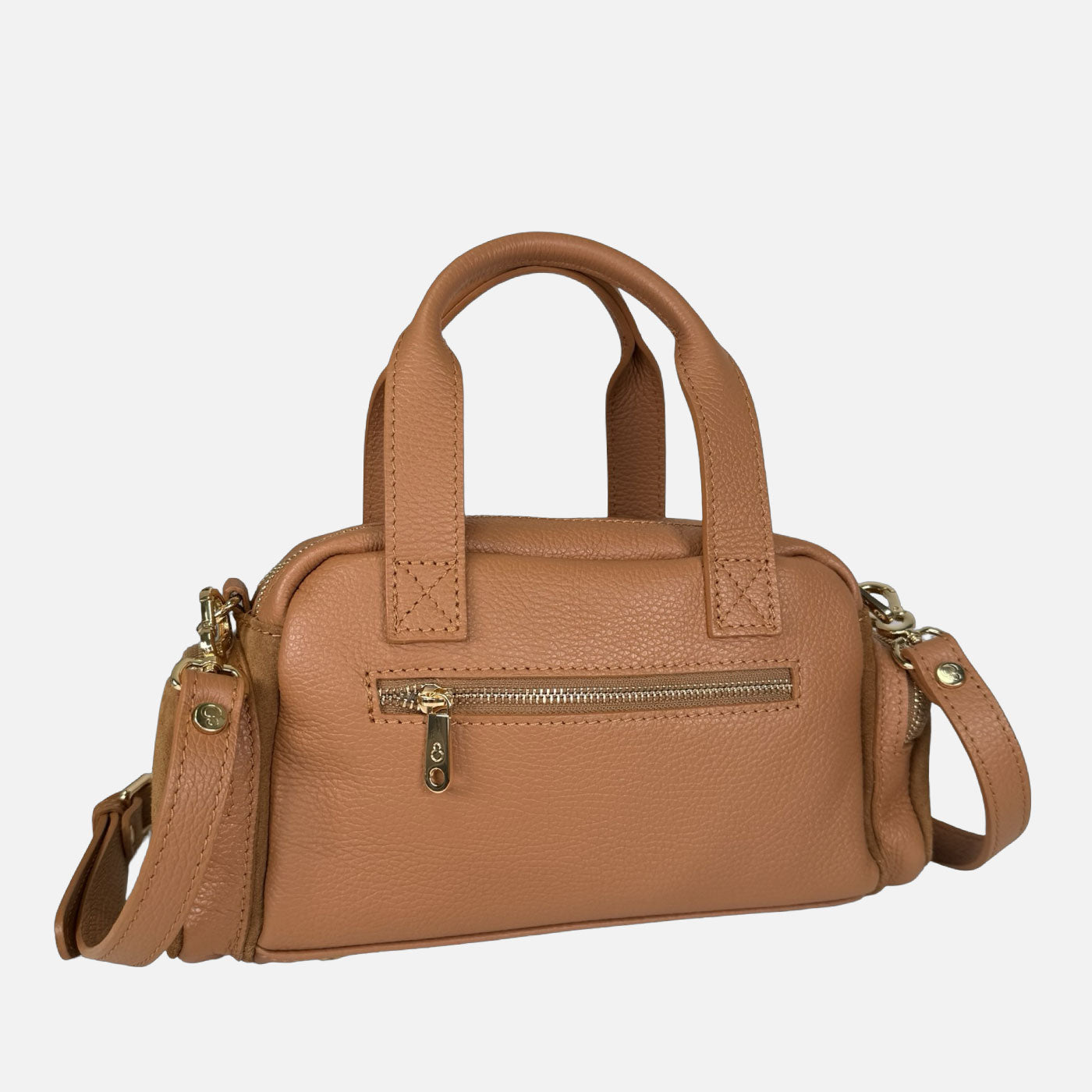 Borsa a mano Twiga Toffee Pelle Martellata e Camoscio Oro SPEDIZIONE DAL 06/03