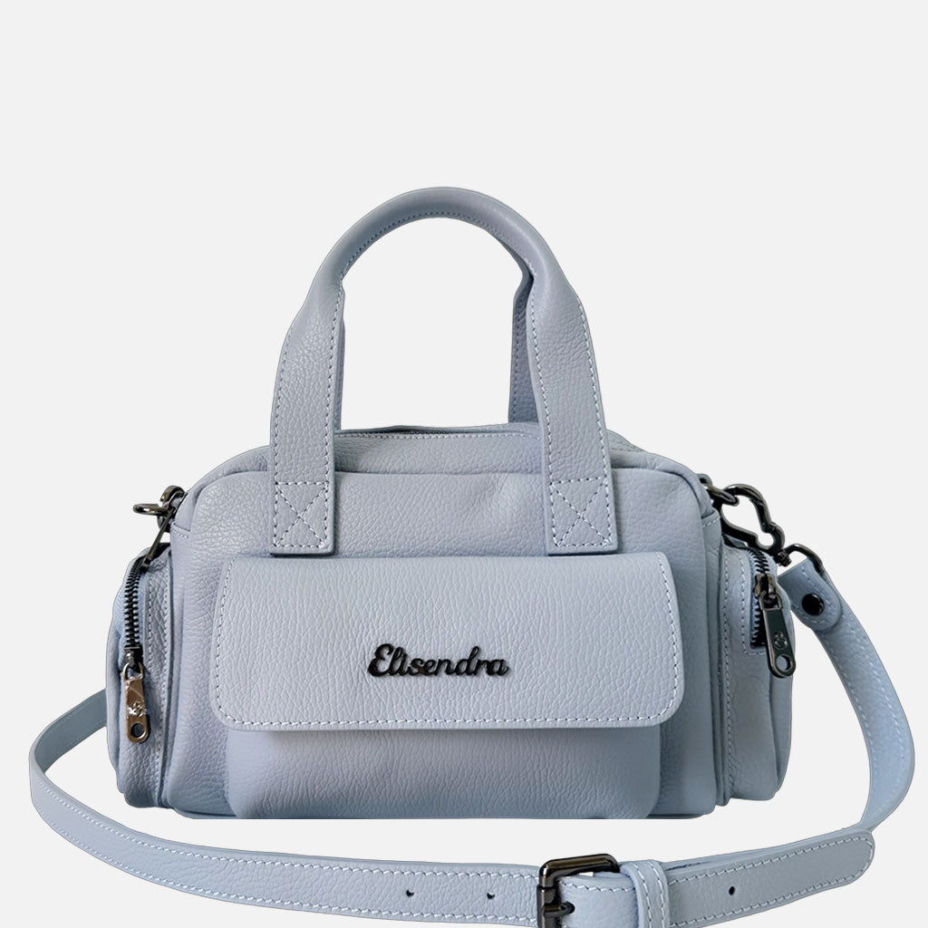 Borsa a mano Twiga Sky Pelle Martellata Dark - Elisendra®