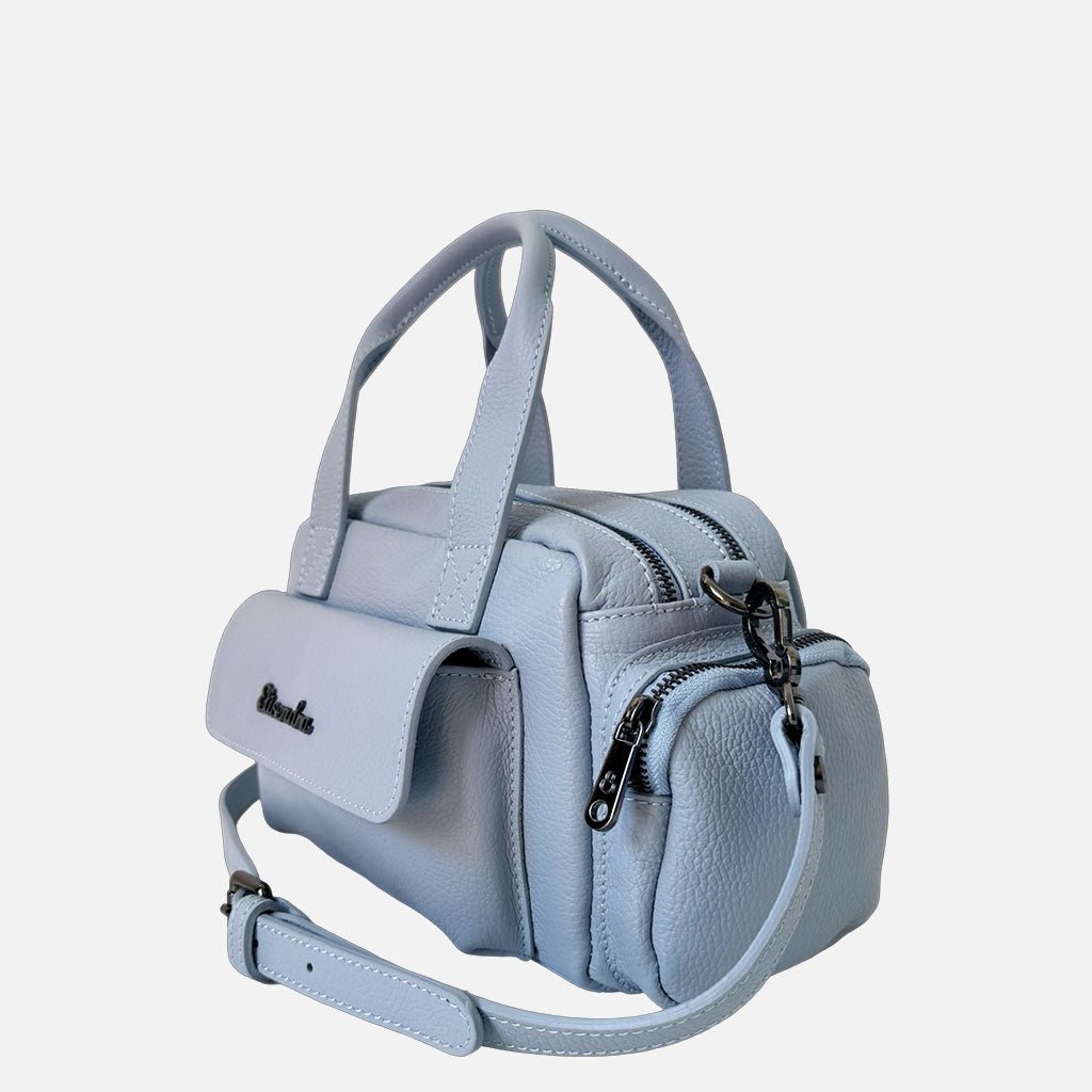 Borsa a mano Twiga Sky Pelle Martellata Dark - Elisendra®