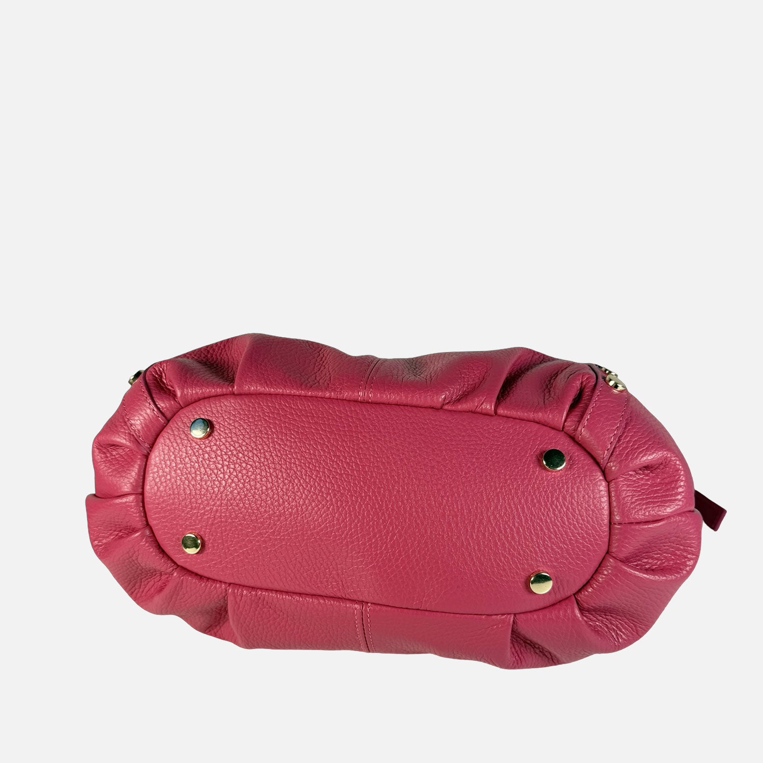 Borsa a spalla Wendy Lampone Pelle Martellata Oro