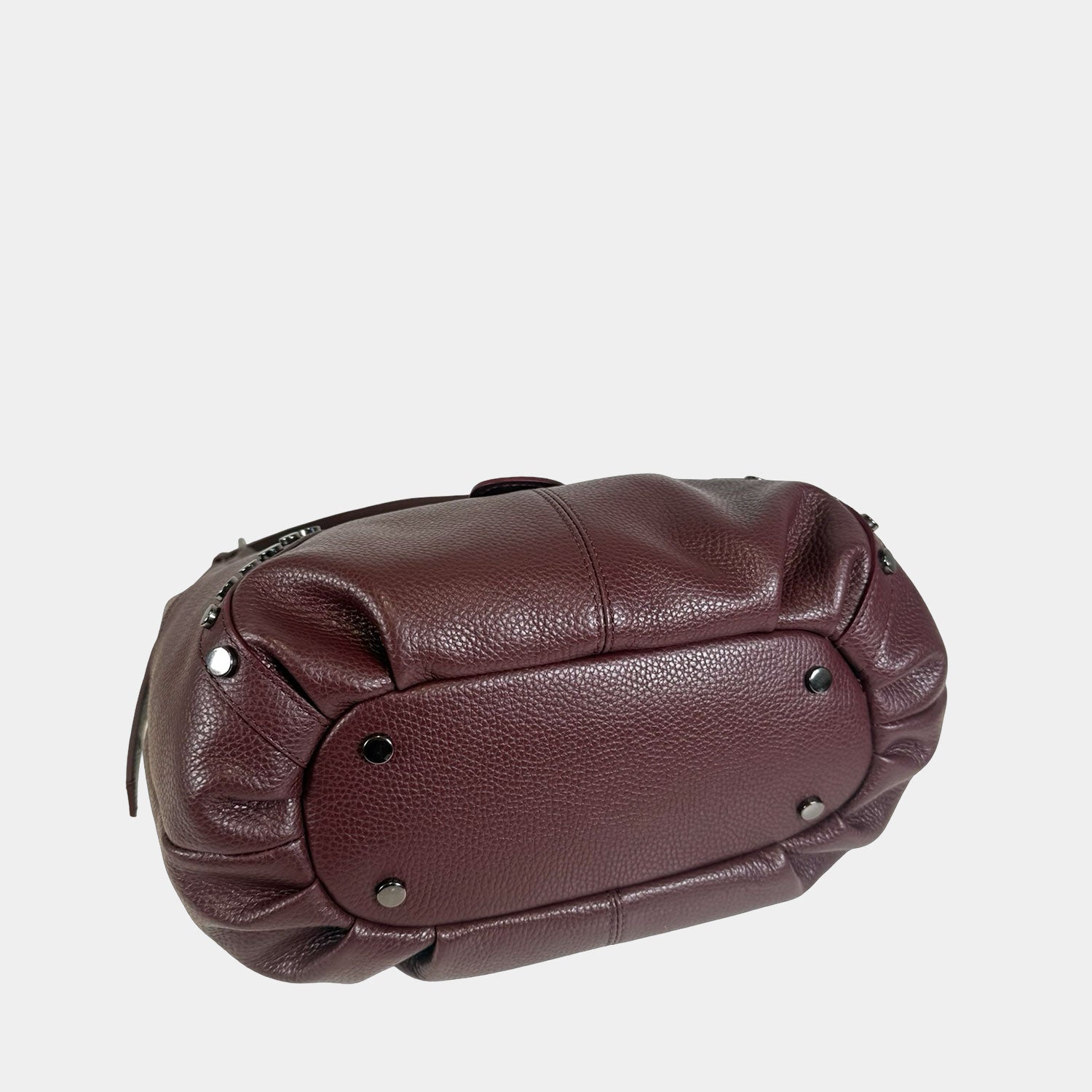 Borsa a spalla Wendy Amarone Pelle Martellata Dark