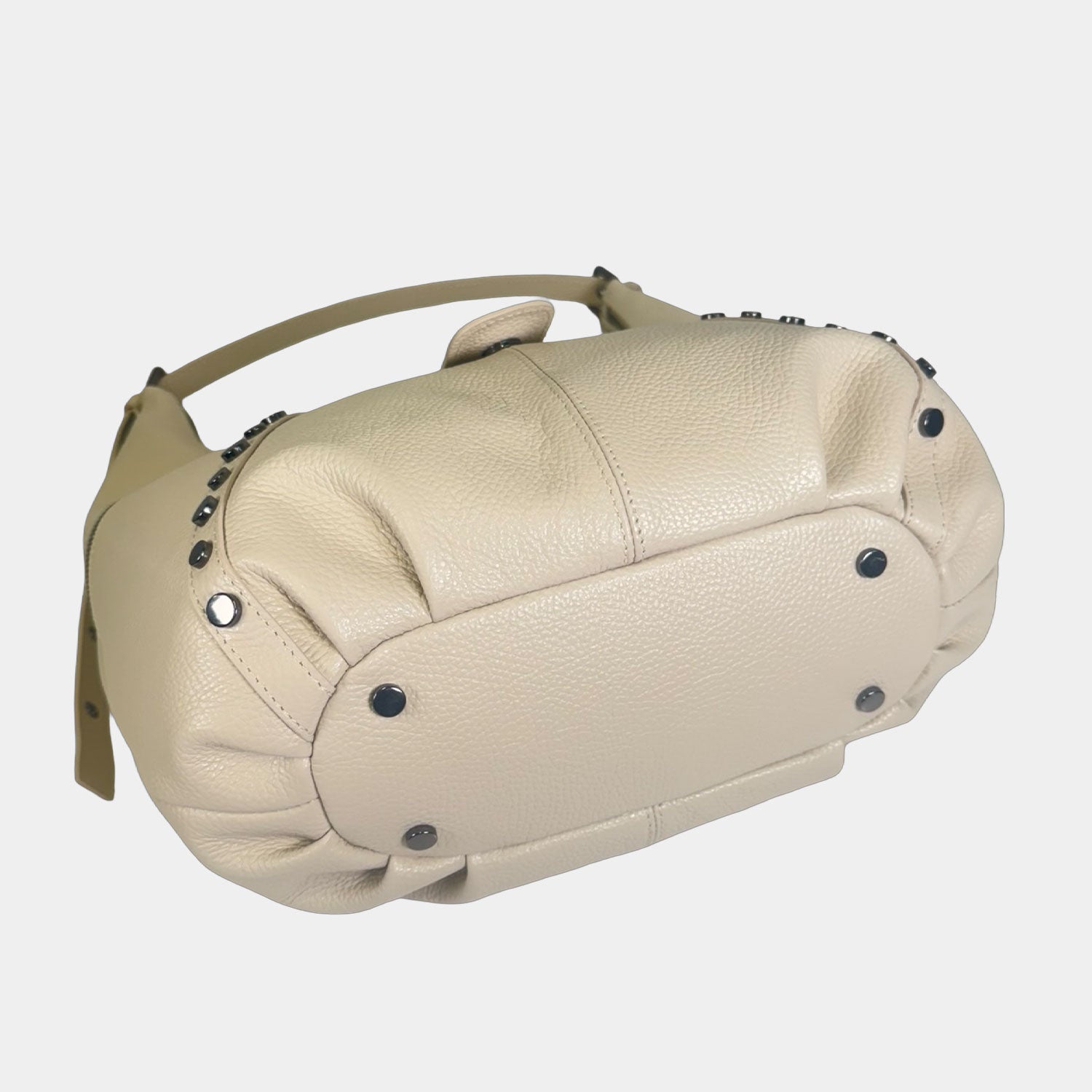 Borsa a spalla Wendy Burro Pelle Martellata Dark