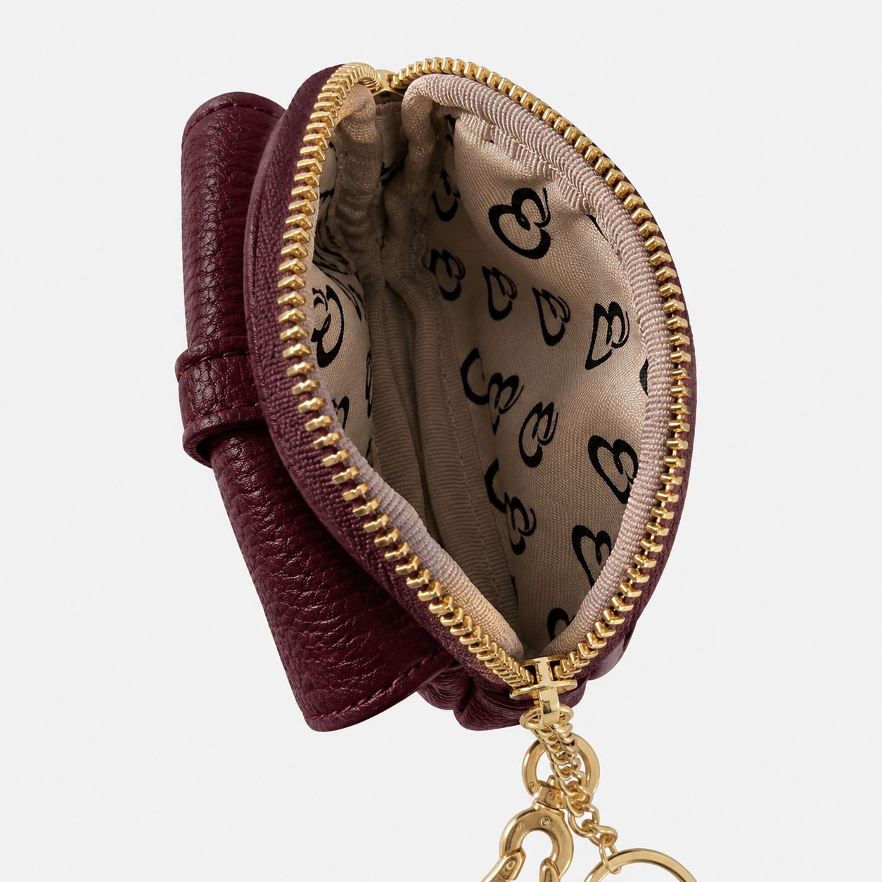 Pocket Amarena Pelle Martellata Oro