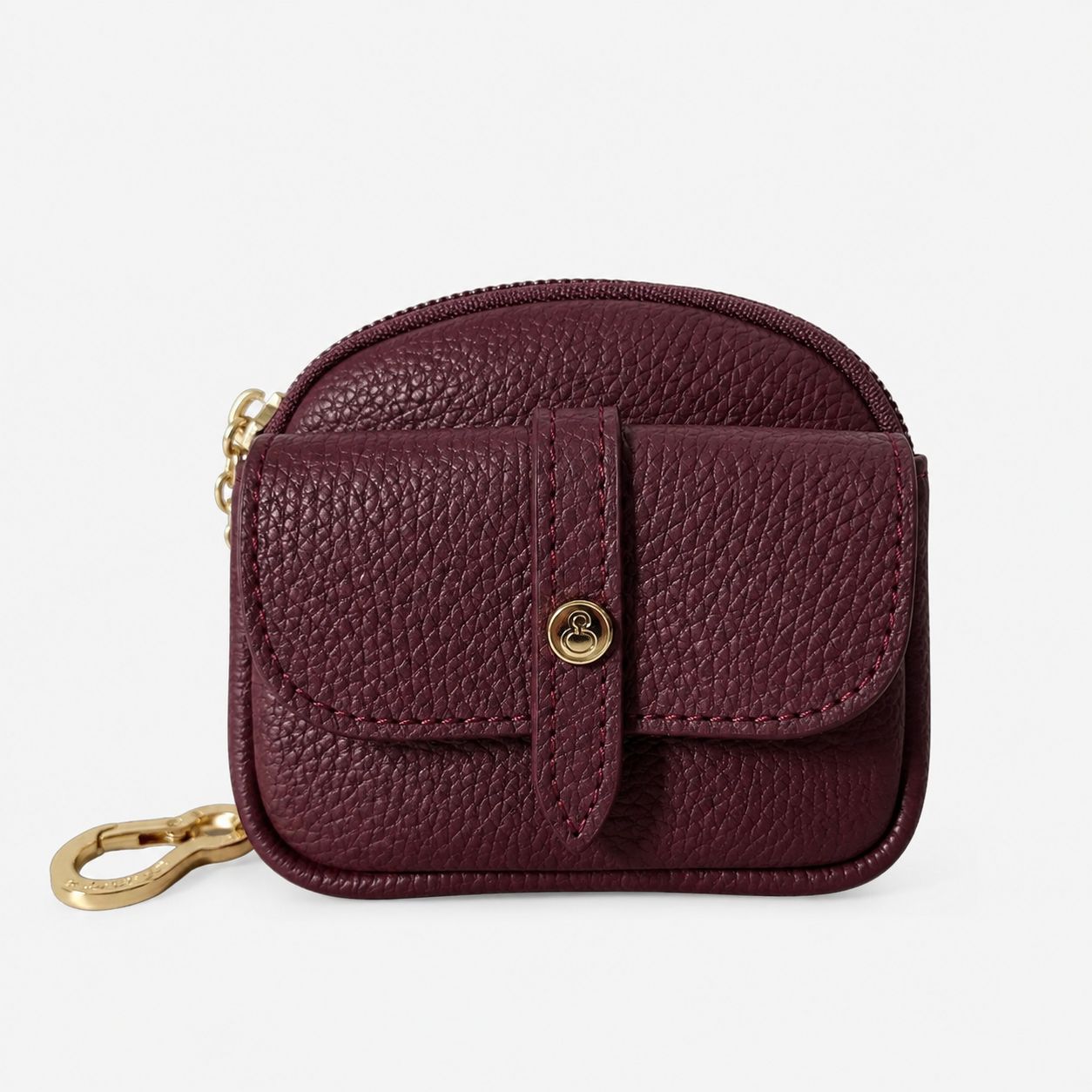 Pocket Amarena Pelle Martellata Oro