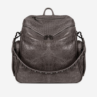 Zaino Saray Orion Pelle Cocco stampato e Vintage Dark