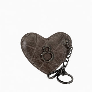 Porta Chiavi Love Orion Pelle Cocco stampato e Vintage Dark