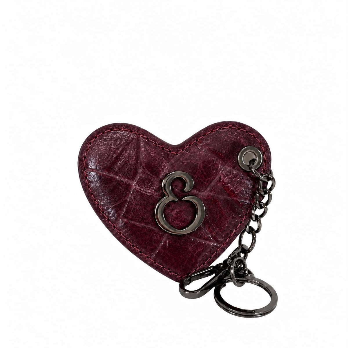 Porta Chiavi Love Scorpius Pelle Cocco stampato e Vintage Dark