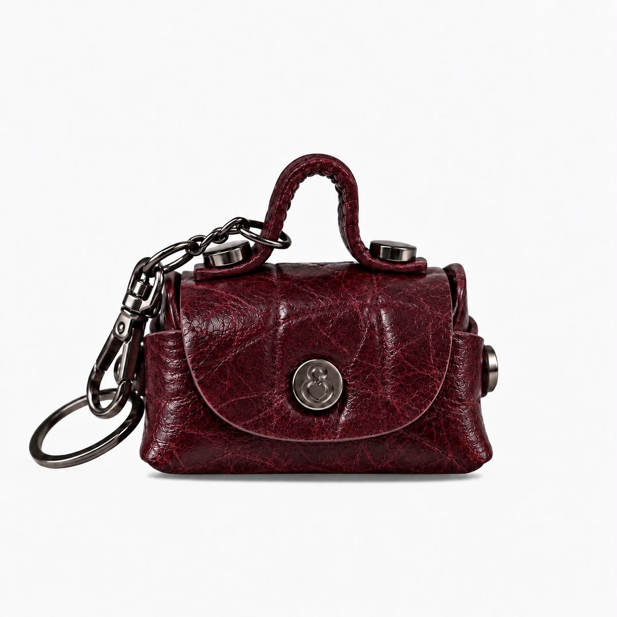 Portamonete Scorpius Pelle Cocco stampato e Vintage Dark