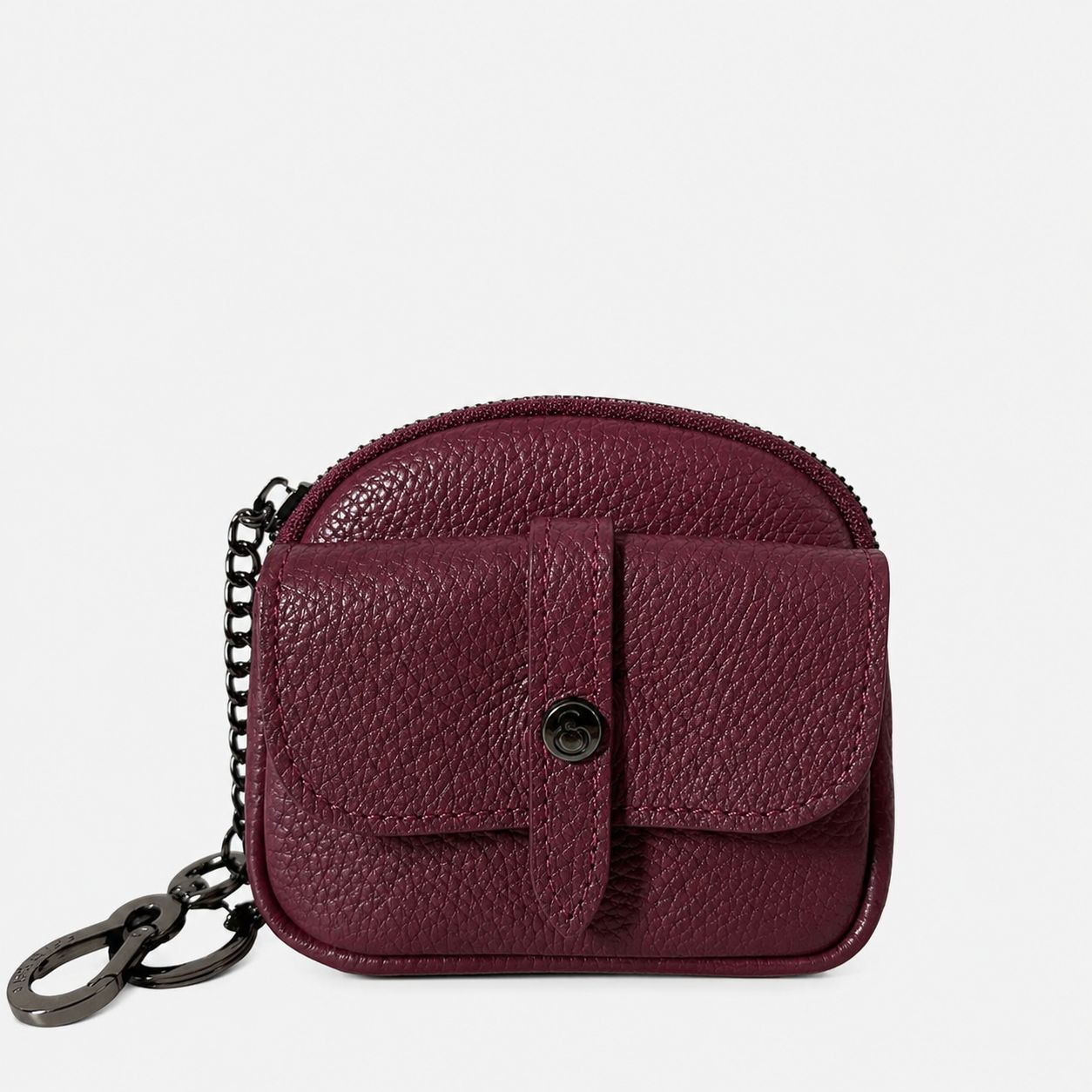 Pocket Amarena Pelle Martellata Dark