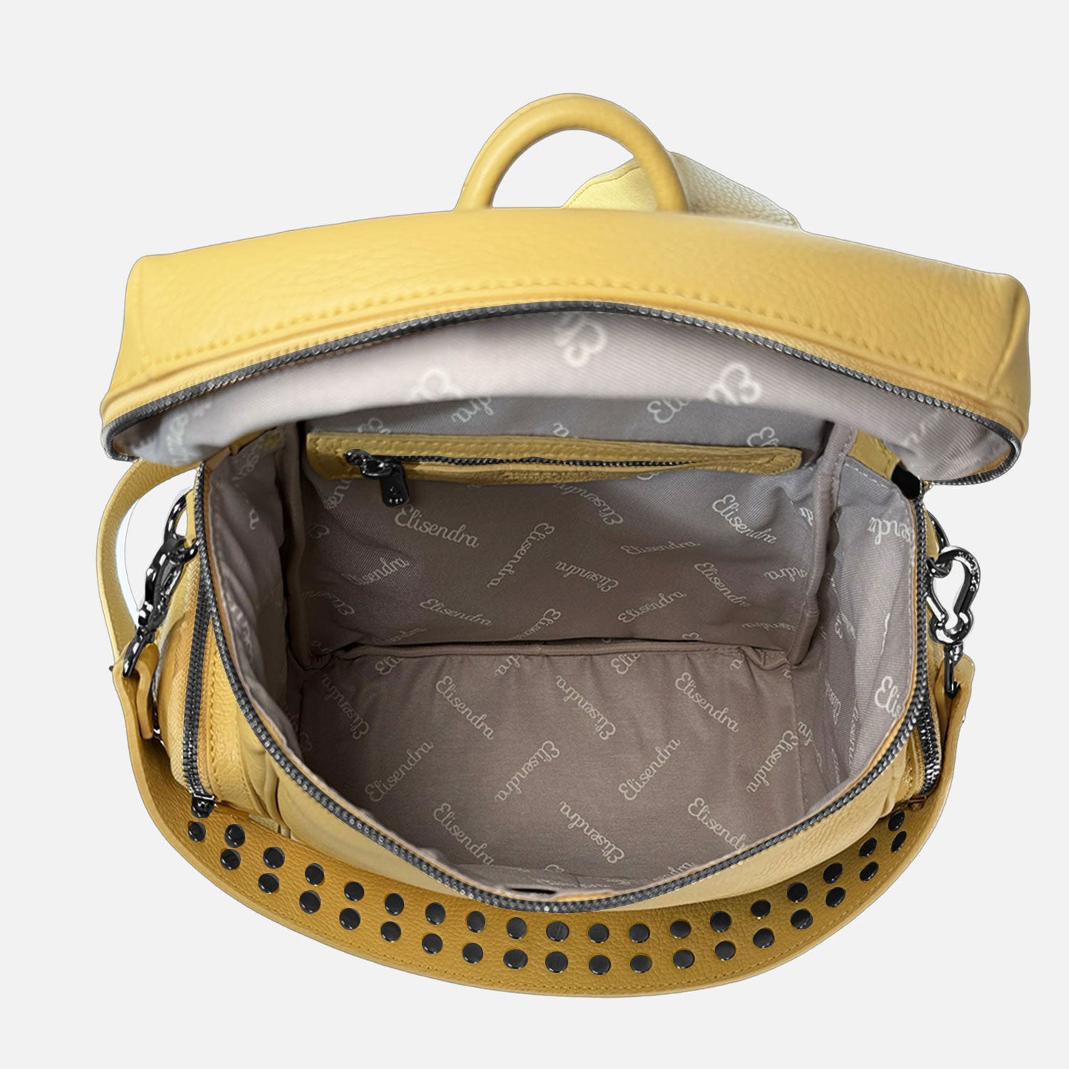 Zaino Saray Deserto Pelle Martellata Dark SPEDIZIONE DAL 04/05 - Elisendra®