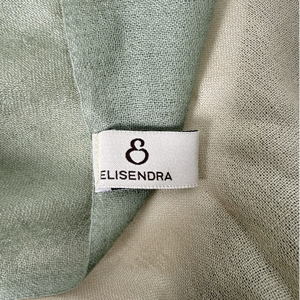 Foulard Sfumato Salvia Puro Cashmere