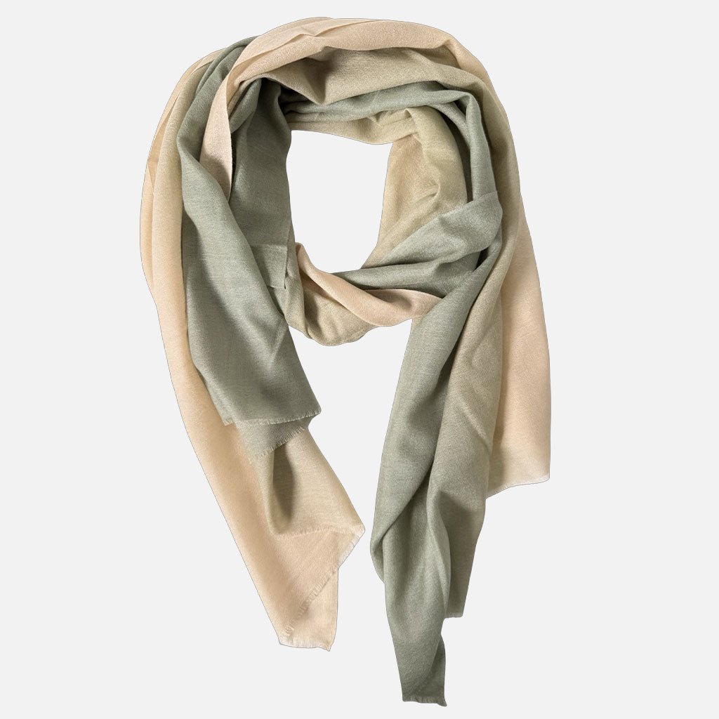 Foulard Sfumato Salvia Puro Cashmere