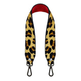 Fine Serie - Tracolla Dark Nickel – 60 cm – Pelle Cavallino Animalier