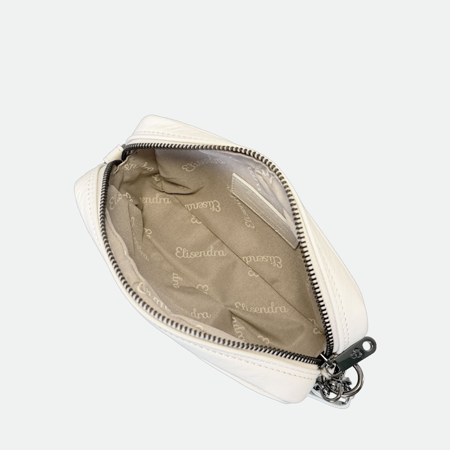 Borsa a tracolla Mini Bag Quarzo Pelle Liscia Vitello Dark SPEDIZIONE DAL 06/05 - Elisendra®