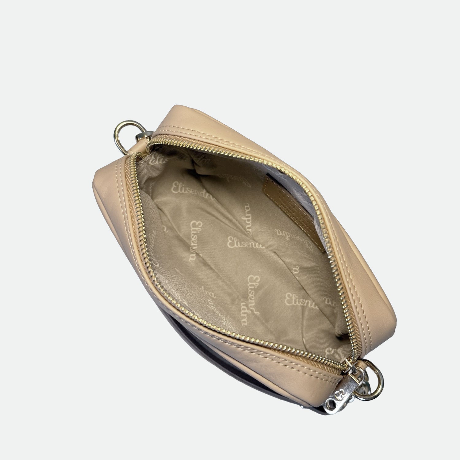 Borsa a tracolla Mini Bag Savana Pelle Liscia Vitello Oro SPEDIZIONE DAL 06/05
