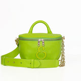 Aurora – Pelle Martellata Lime – Marsupio
