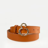 Dafne – Cintura Donna 3 cm – Nappa Cuoio