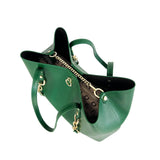 Luna Verde – Borsa Shopper – Pelle Palmellato