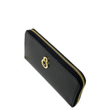 Raya Nero Oro – Portafoglio – Pelle Liscia