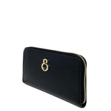 Raya Nero Oro – Portafoglio – Pelle Liscia