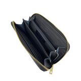Raya Nero Oro – Portafoglio – Pelle Liscia