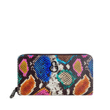 Raya Arcobaleno Dark Nickel – Portafoglio – Pelle Stampata Pitone