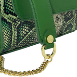 Anita Verde – Pochette – Pelle Pitone Stampato
