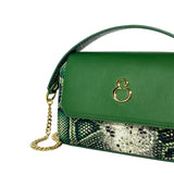 Anita Verde – Pochette – Pelle Pitone Stampato