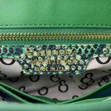 Anita Verde – Pochette – Pelle Pitone Stampato