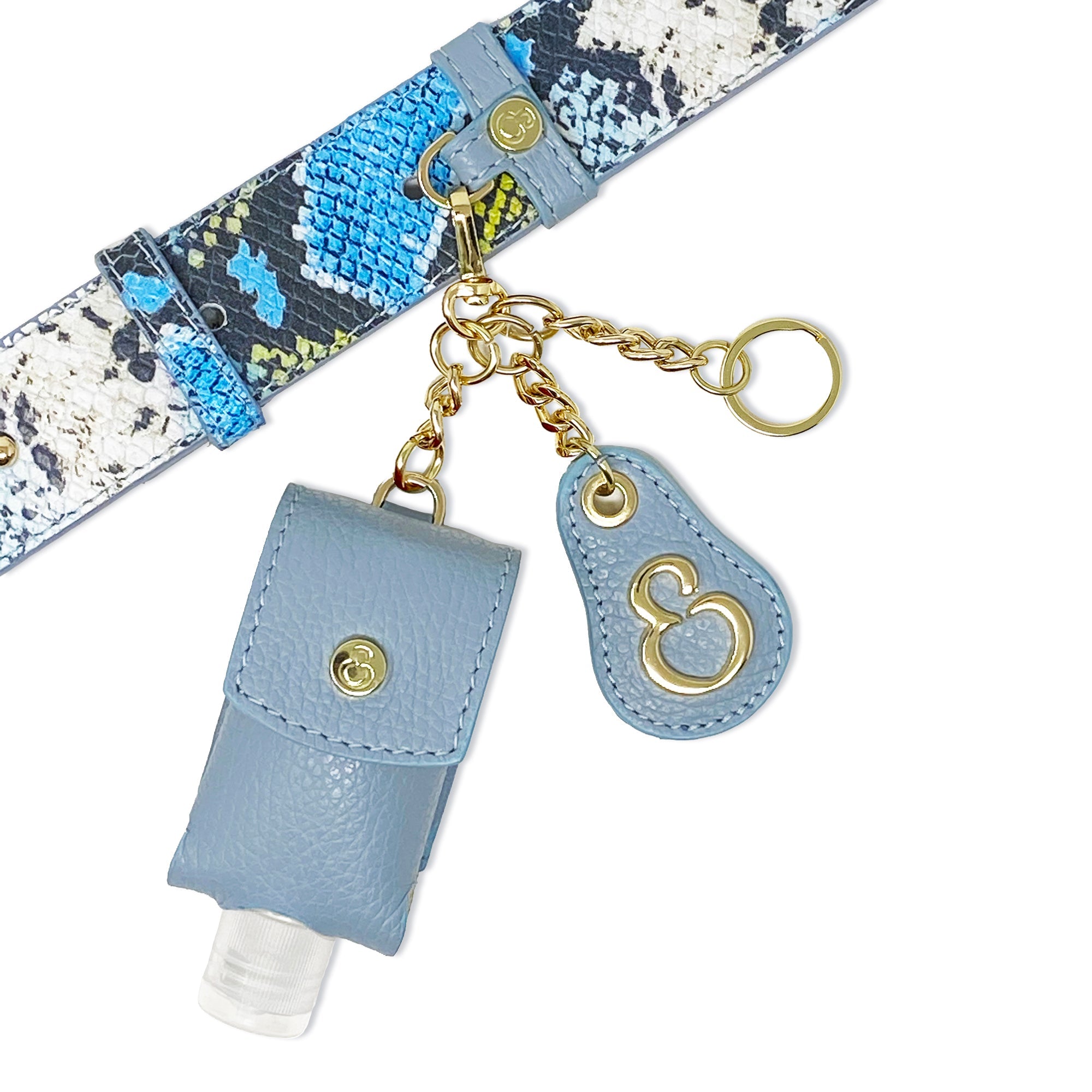 Porta Gel Carta Zucchero – Pelle Martellata – Oro