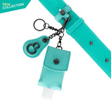 Porta Gel Tiffany – Pelle Martellata – Dark Nickel