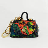 Porta Monete Multicolor – Pelle Pitone Stampato – Oro