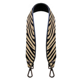 Tracolla Dark Nickel – 60 cm – Pelle Cavallino Tigrato